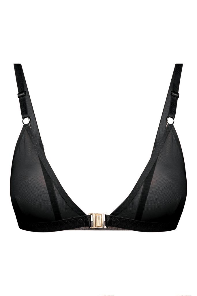 черный базовый бра из сетки