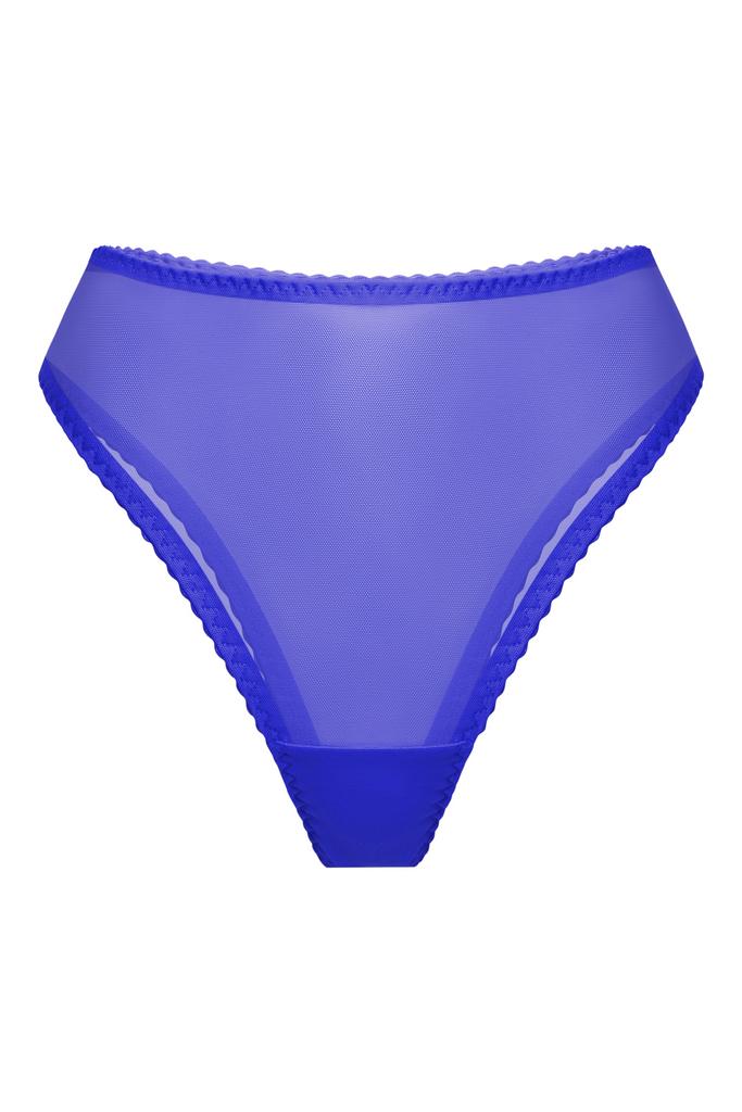 синие трусы бразильяна omut из сетки