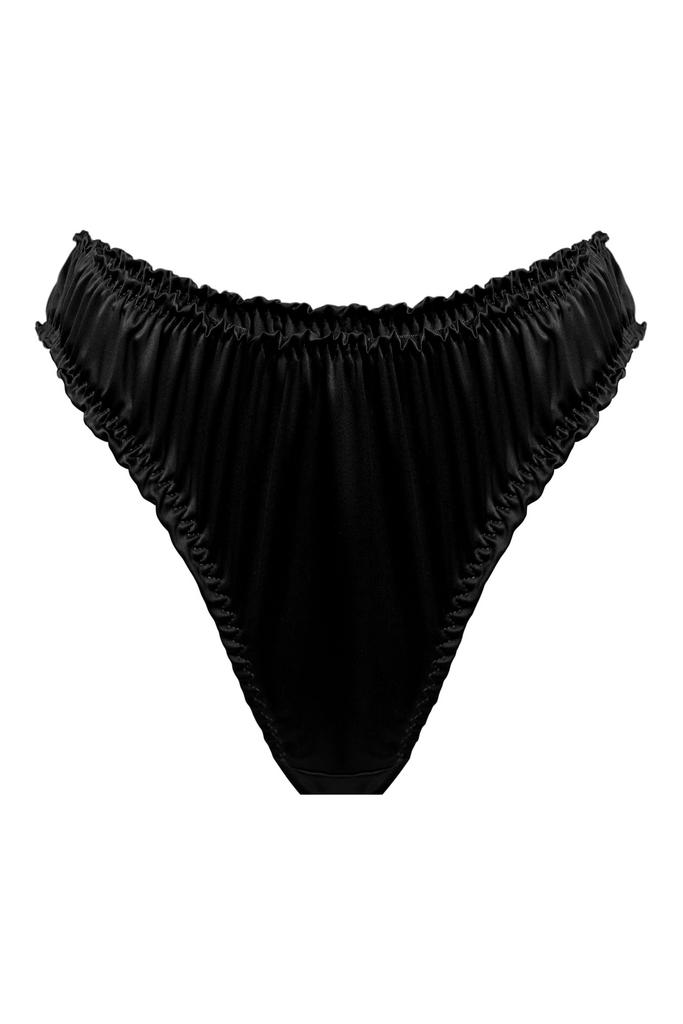 черные воздушные трусы бразильяна naomi