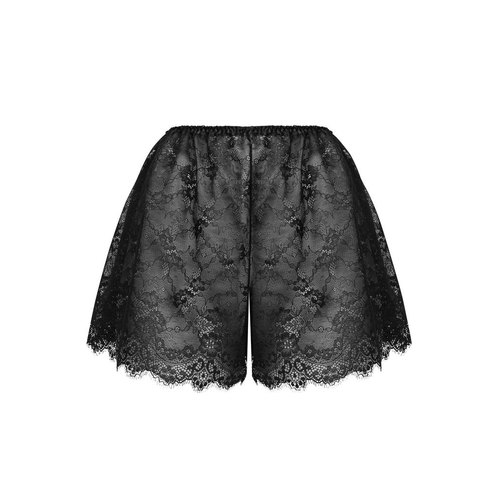 черные кружевные шортики deja vu