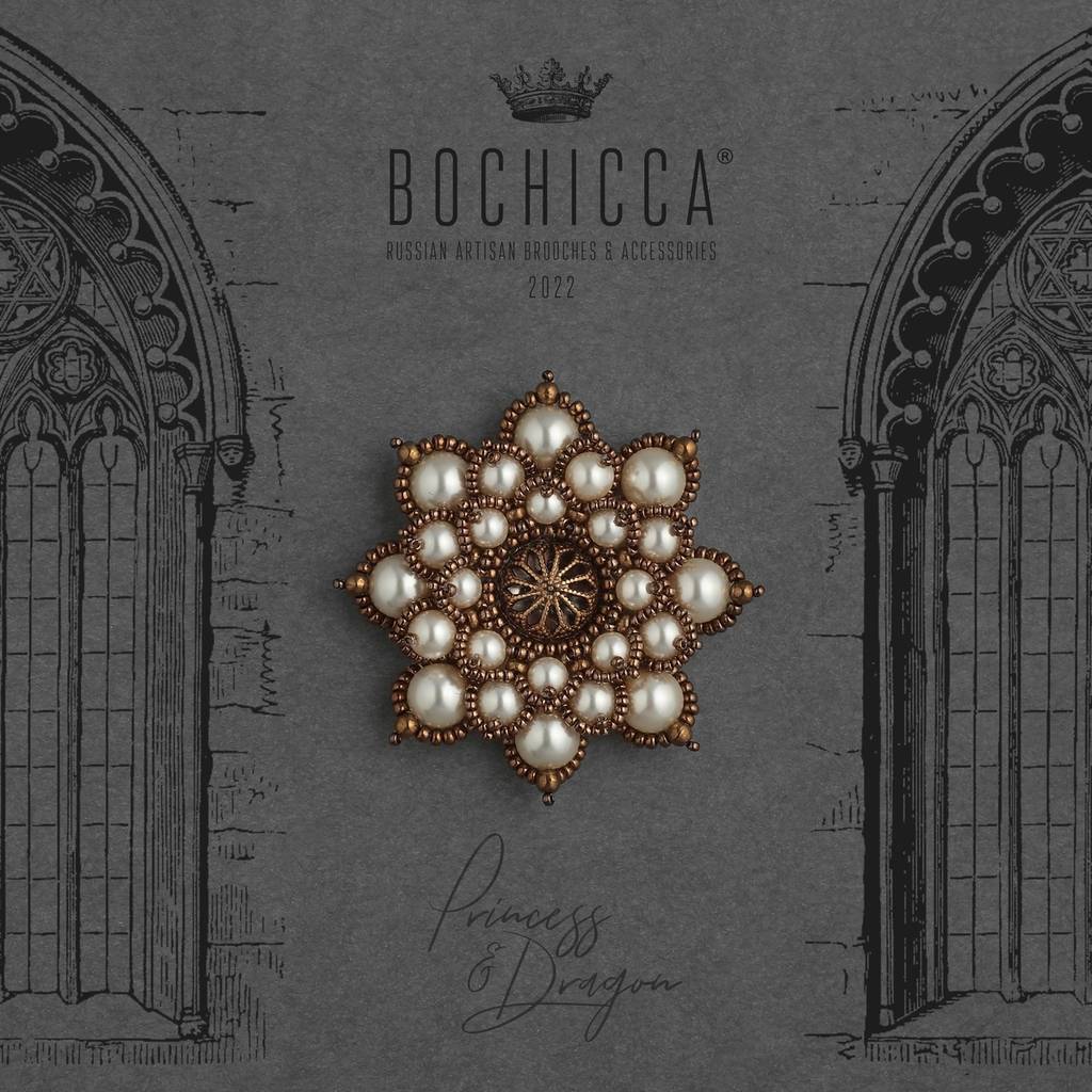 брошь Rose Garden