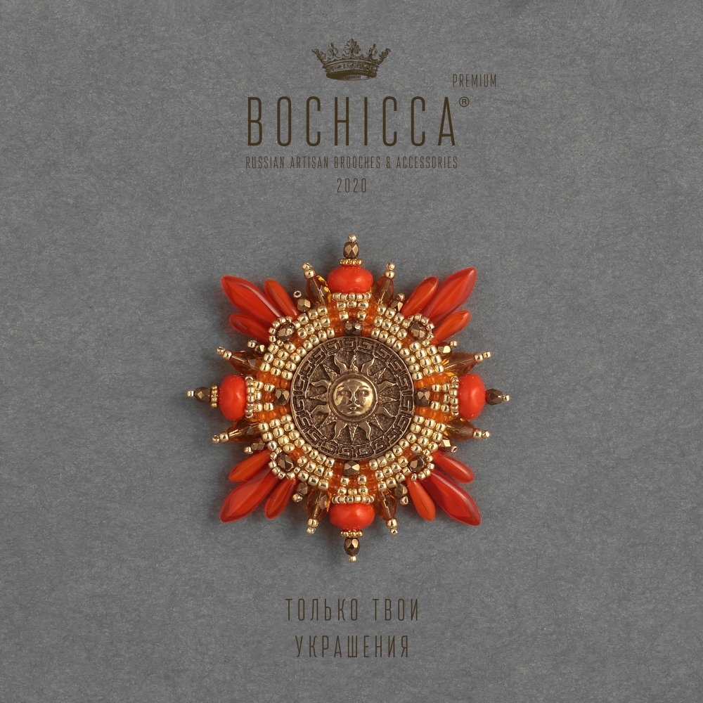 брошь Pájaro de Fuego