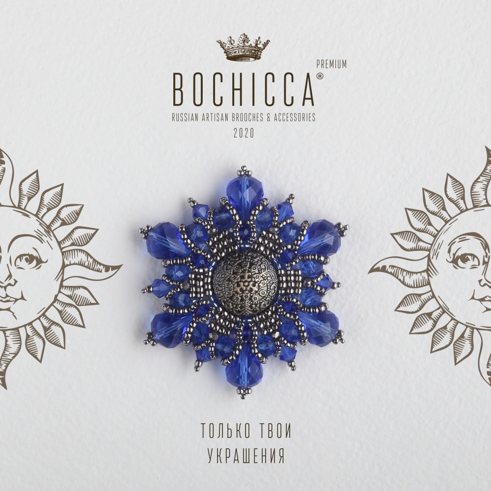 брошь Rain Flower