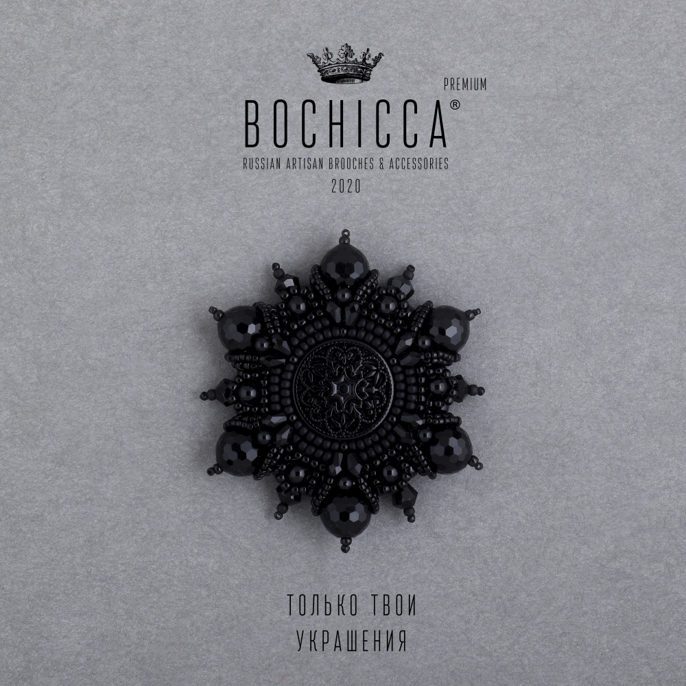 брошь Flower of Shadows