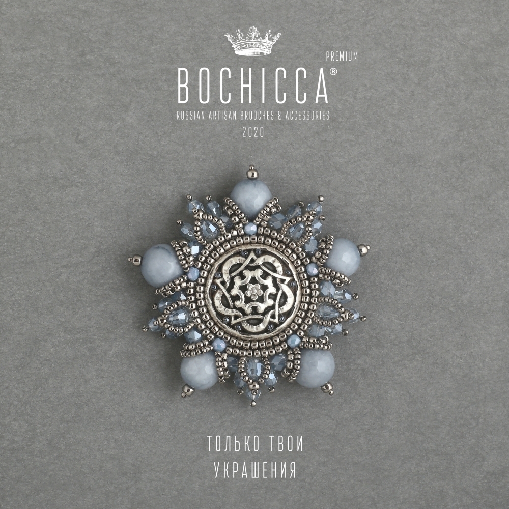 брошь Ice Petals