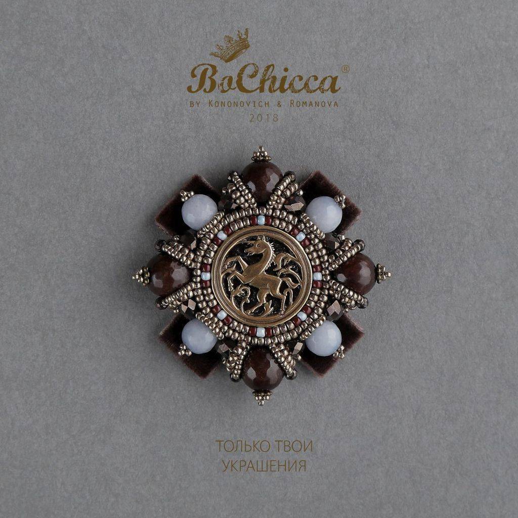 брошь Horse of Fire