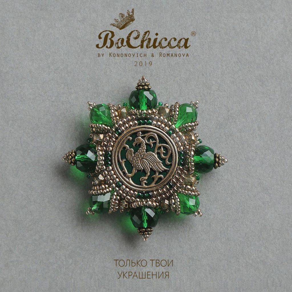 брошь Forest Bird