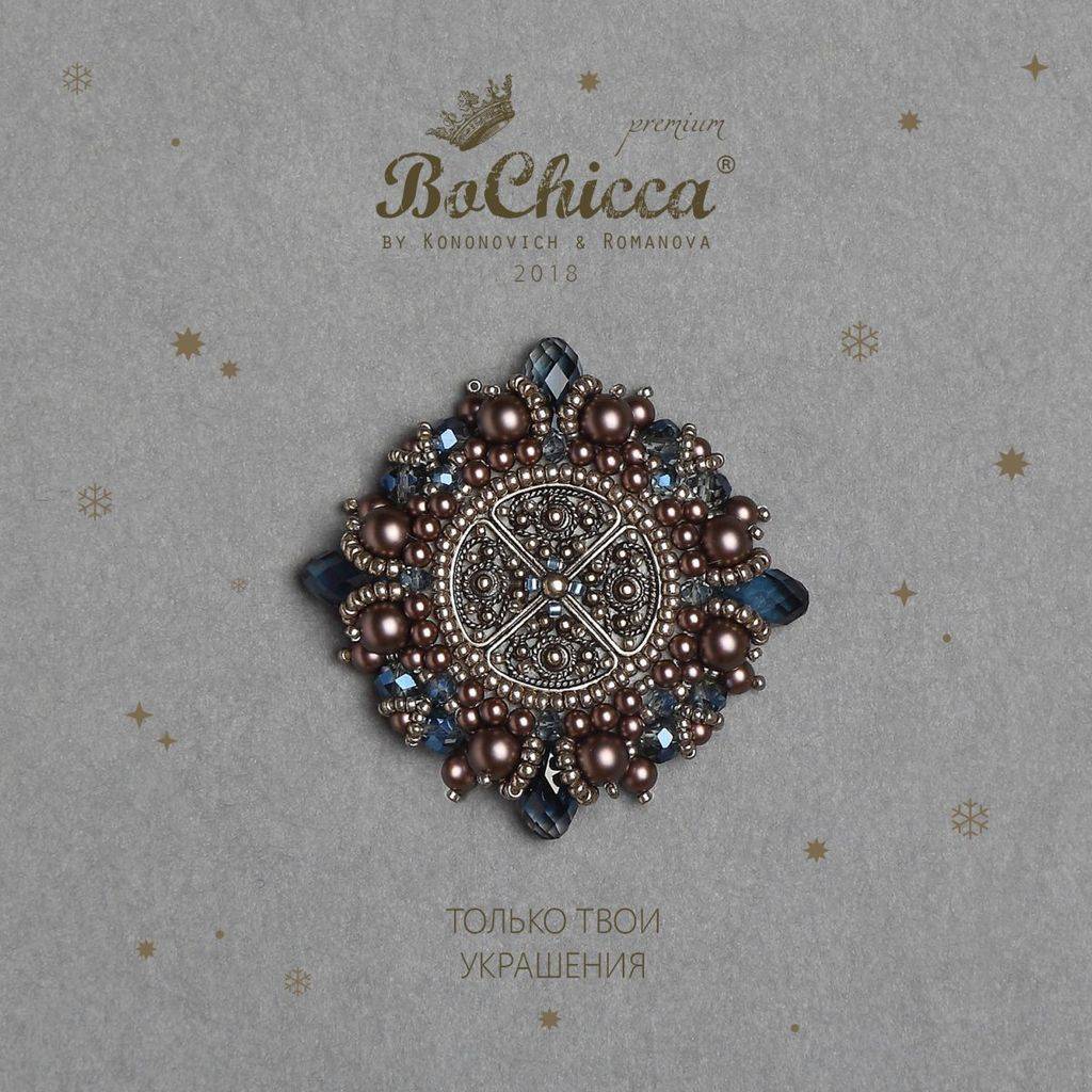 брошь Semifredo alla Mora