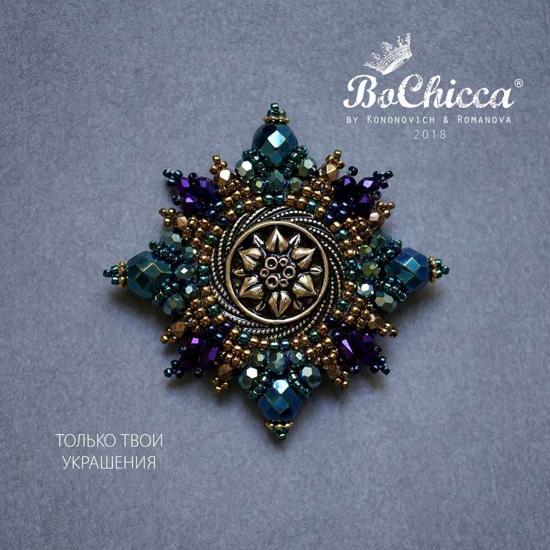 брошь Lady Luck