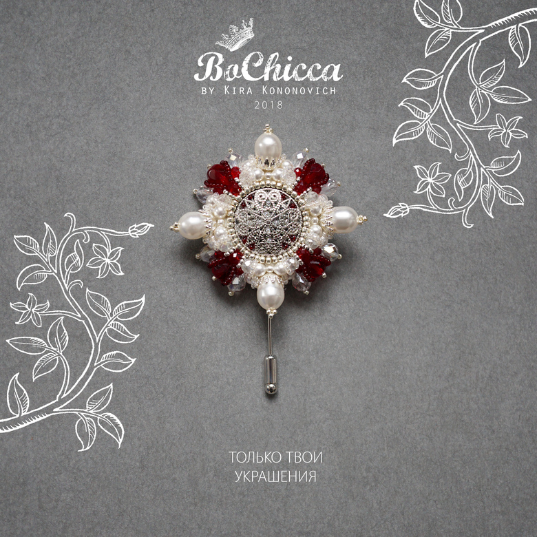 брошь Silver Angel