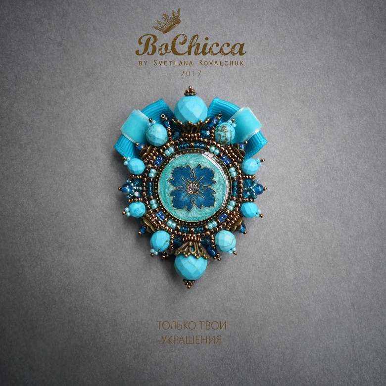 брошь Fleur de Desirs