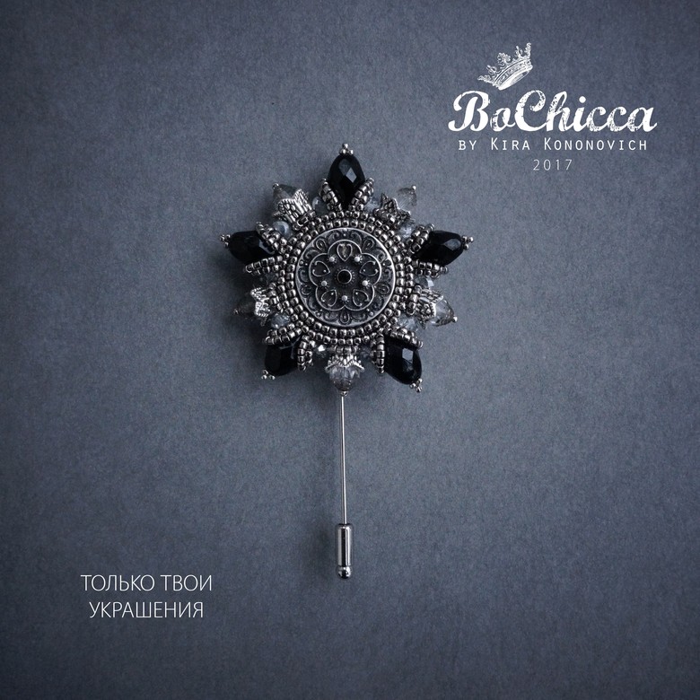 брошь со шпилькой Graceful