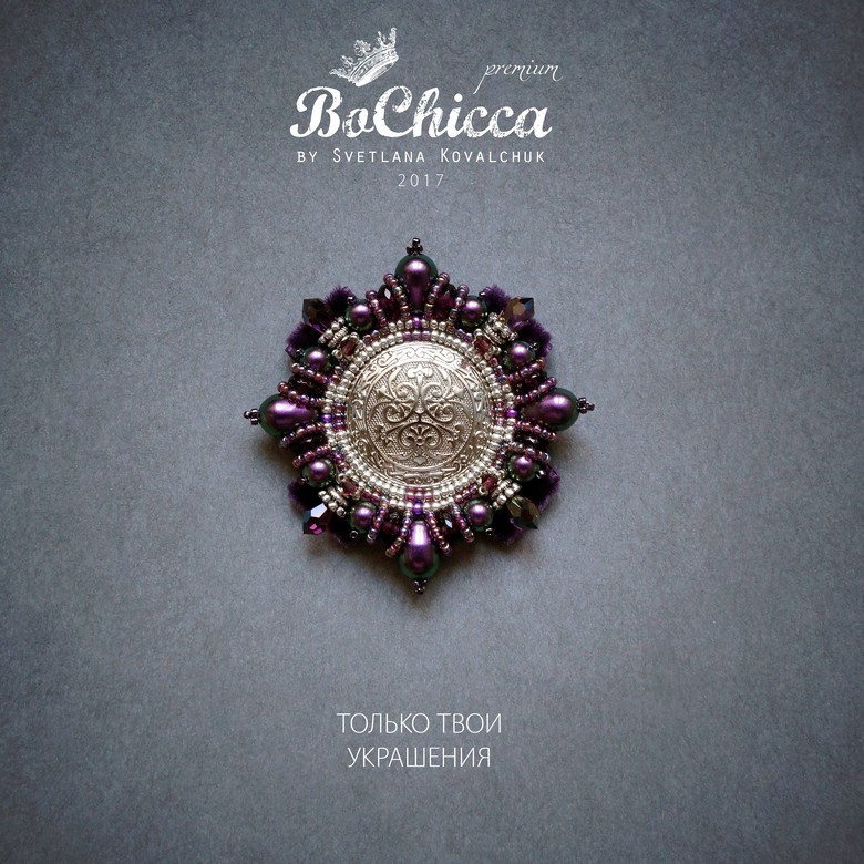 брошь Long Evening