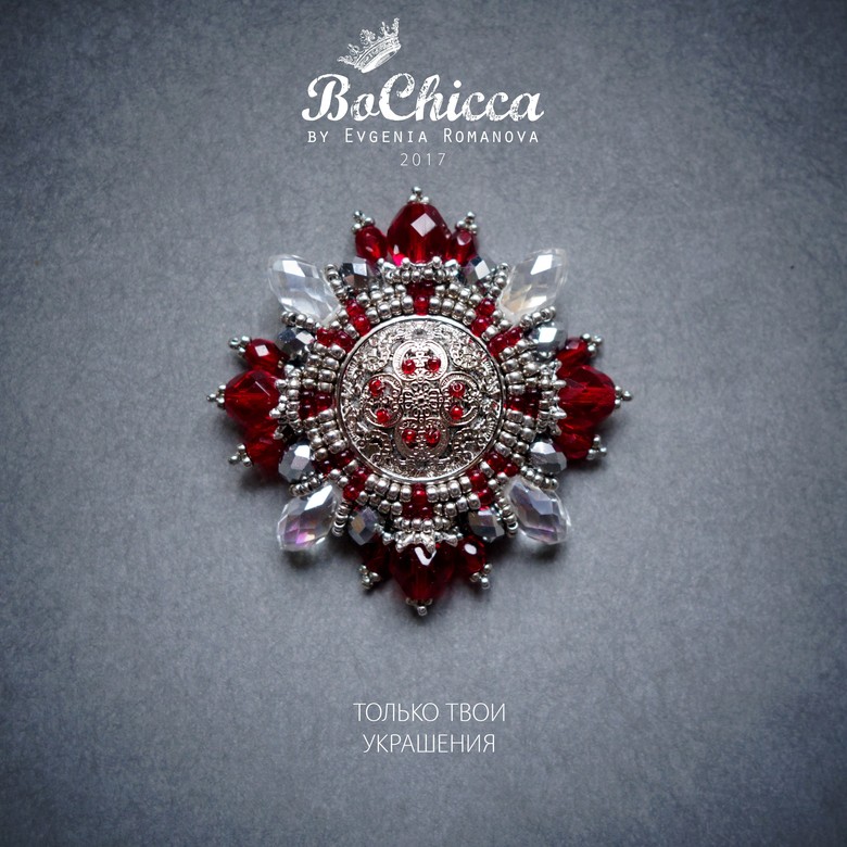 брошь Crown Of Ice