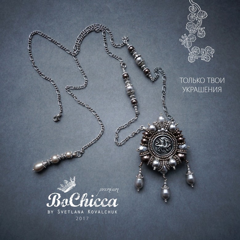 брошь-подвеска Musa