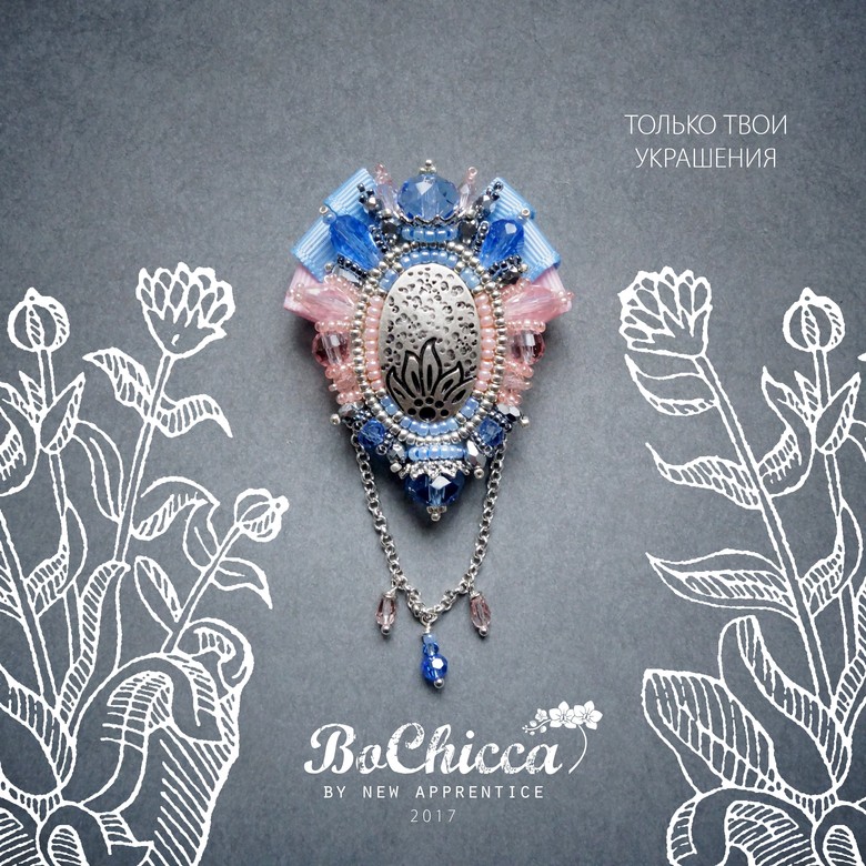 брошь Spring Time