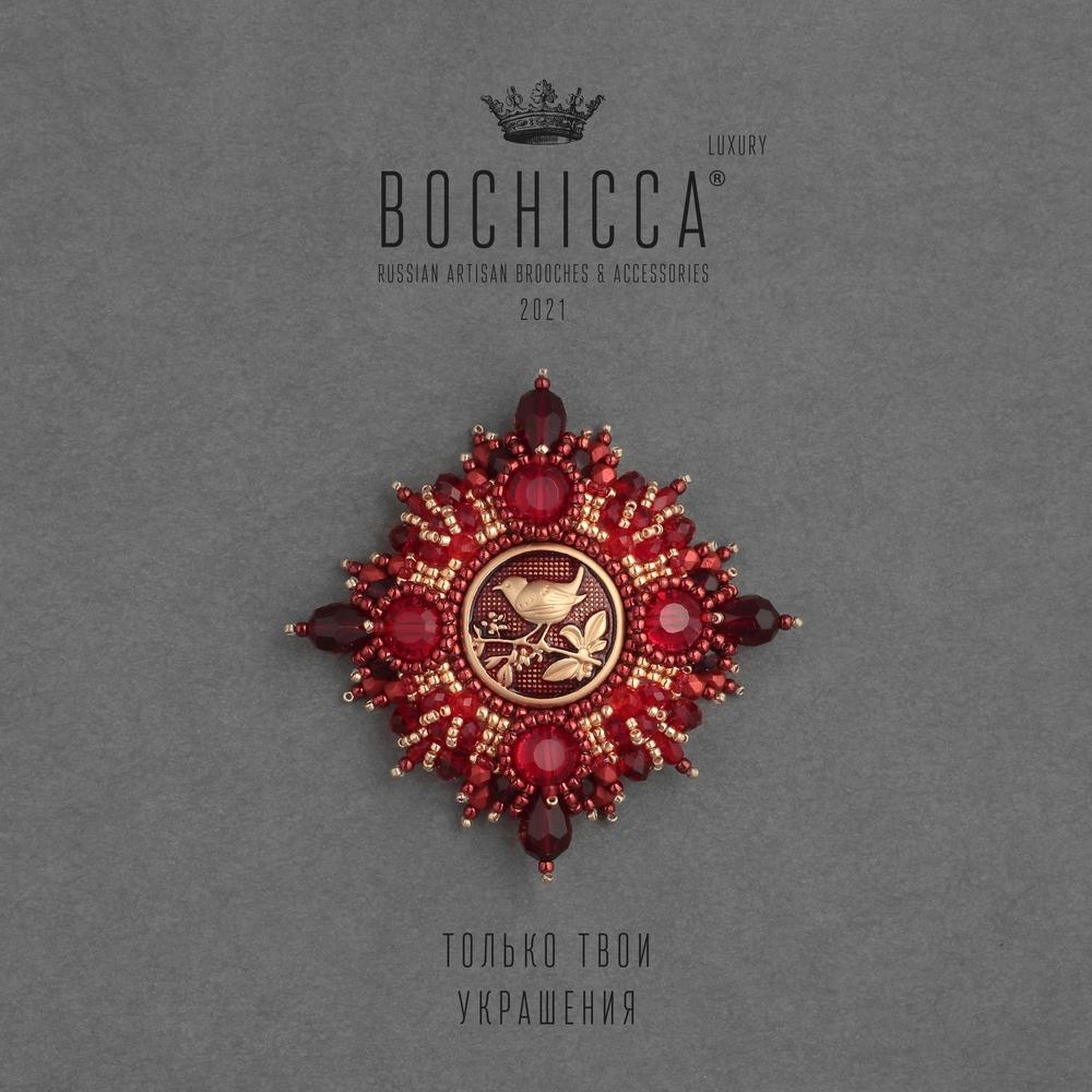 брошь Mon Cardinal