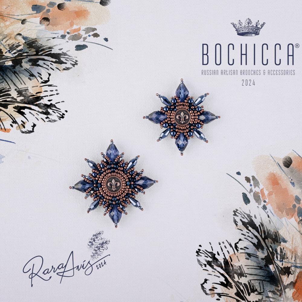 броши-запонки Terpsiphone Paradisi