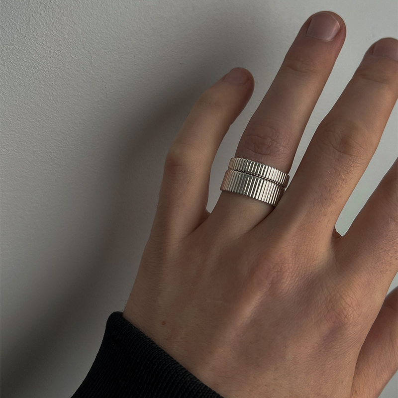 Кольцо "Рифлёное" 8 мм