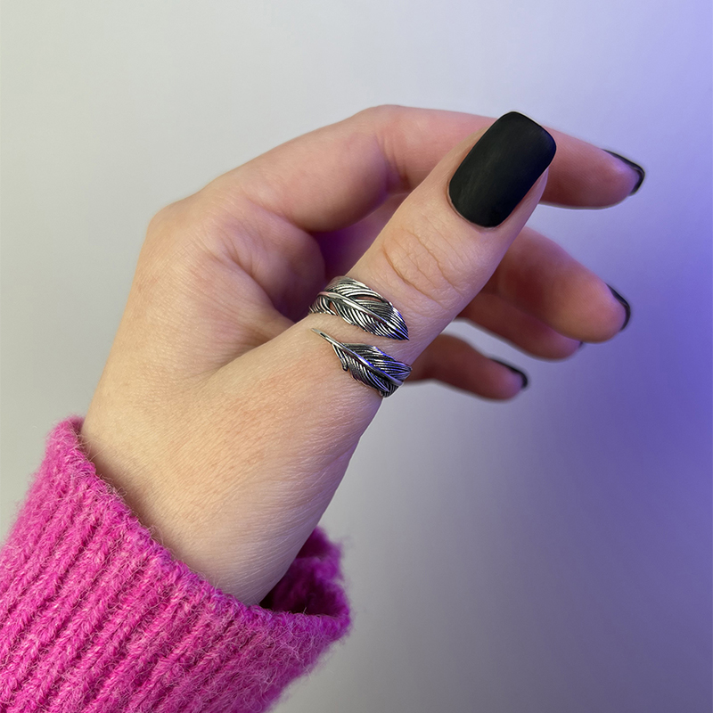 Кольцо "Перо"