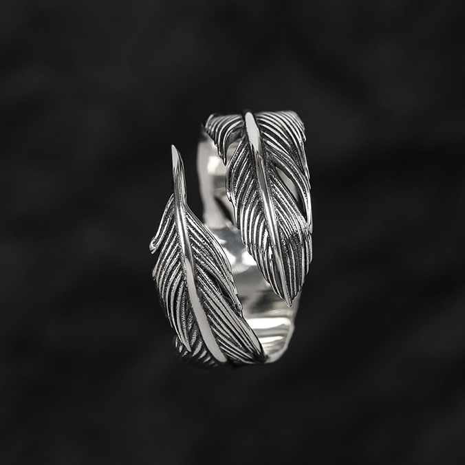 Кольцо "Перо"