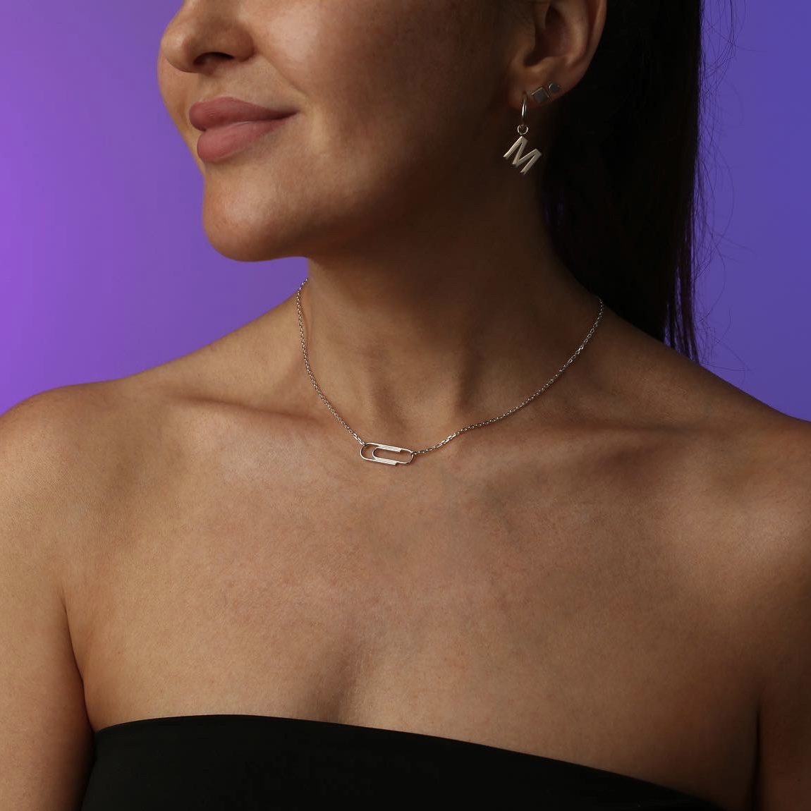 Цепь с канцелярской скрепкой