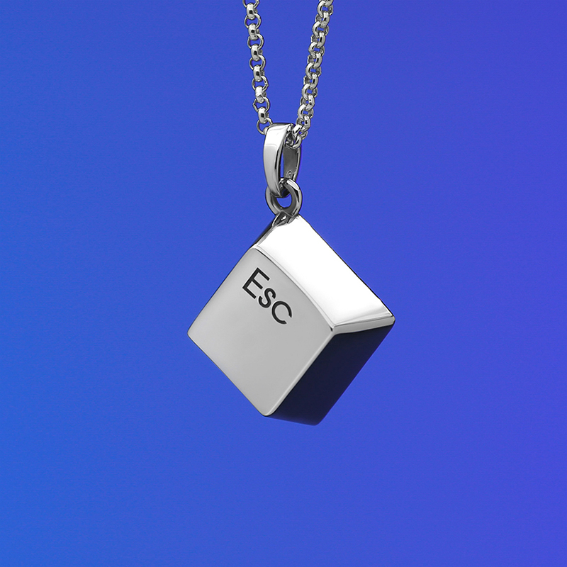 Кулон "Клавиша клавиатуры" с вашей гравировкой