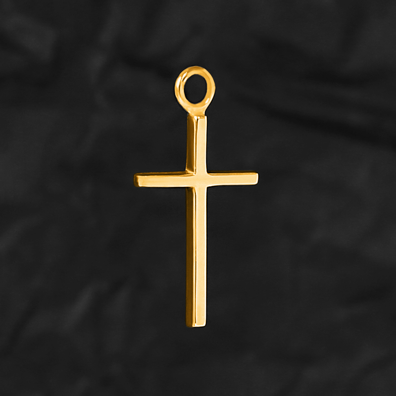 Подвеска Крест в позолоте