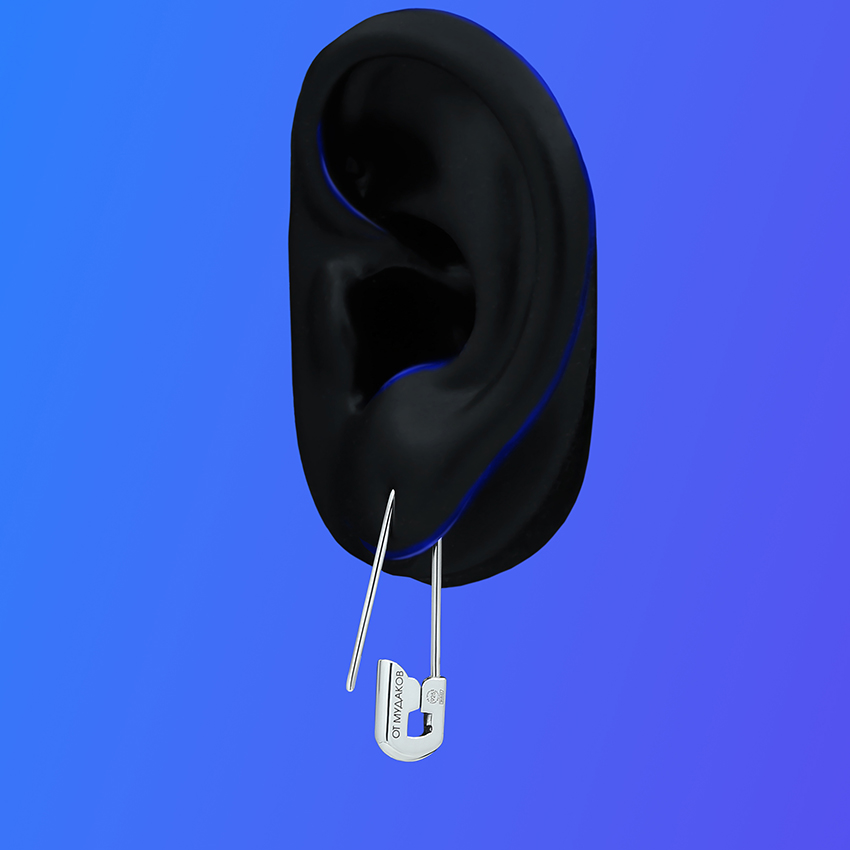 Моносерьга "Булавка"