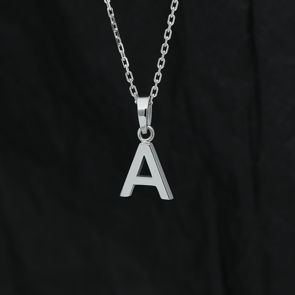 Кулон "Буква" 1 см