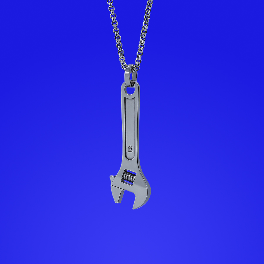 Кулон "Гаечный ключ" без гравировки