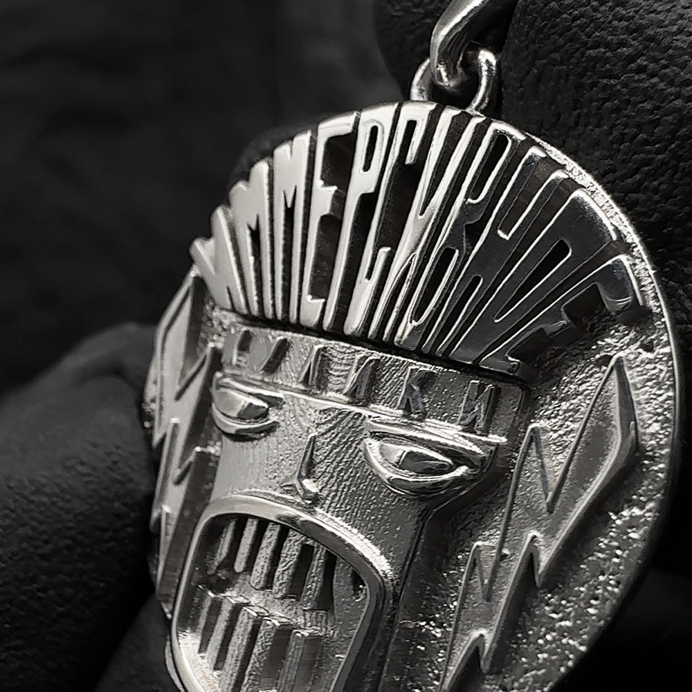 Серебряный кулон "Жулики"