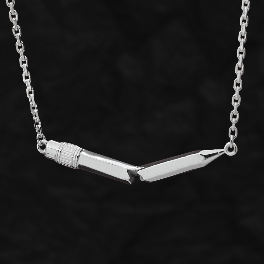 Кулон "Карандаш" на цепи без гравировки