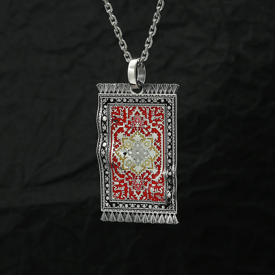 Кулон «Ковер» с эмалью