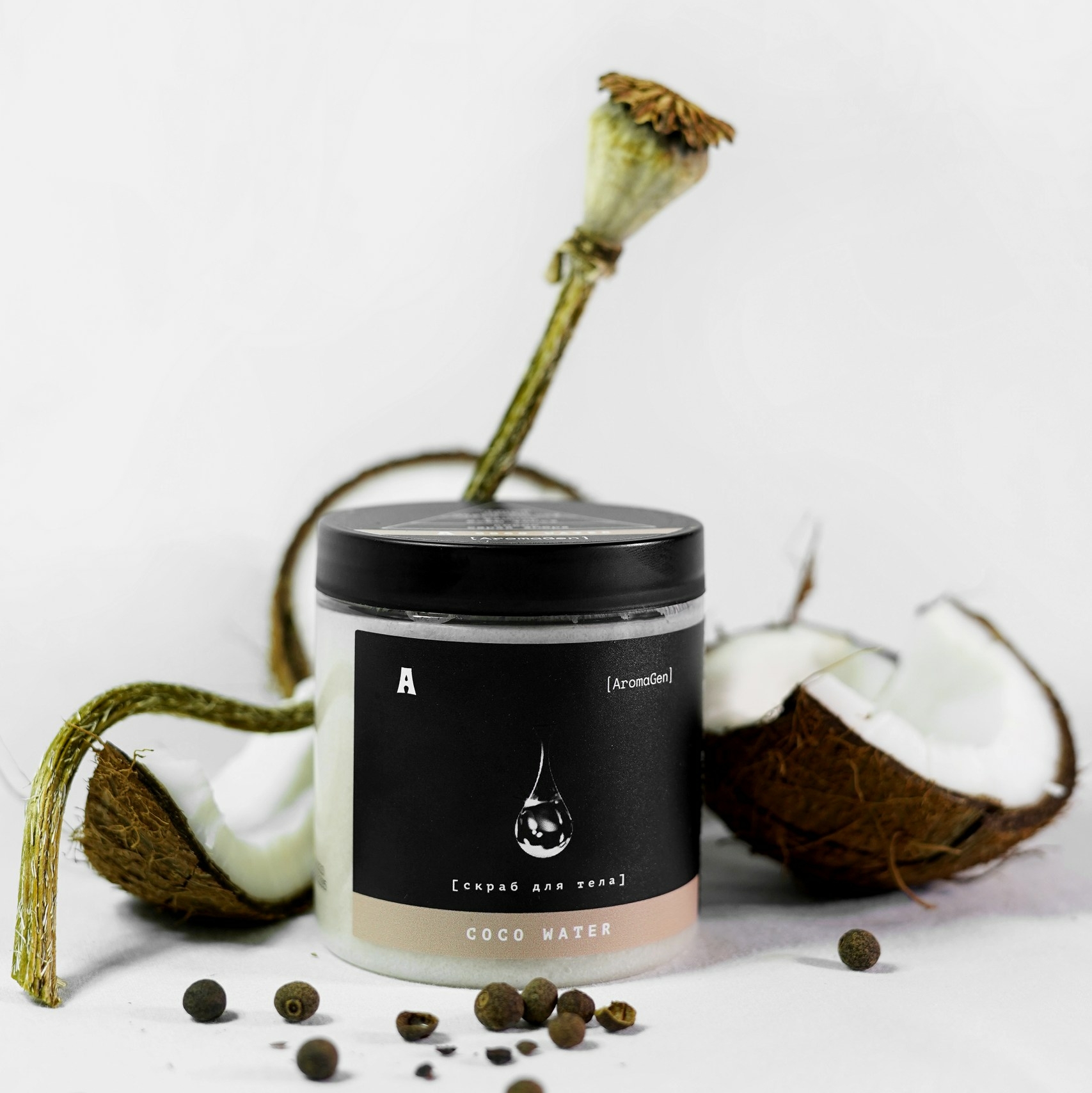 Скраб для тела c фруктовыми энзимами и магнием COCO WATER