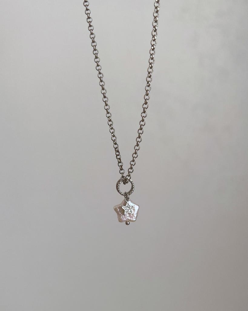 Тонкая цепочка со съёмными подвесками  / звезды