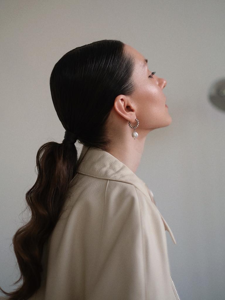 Серьги с жемчужинами-монетками