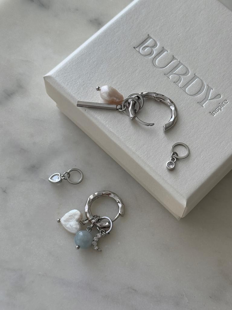 Серьги-основа + набор съёмных подвесок / "вдохновение"