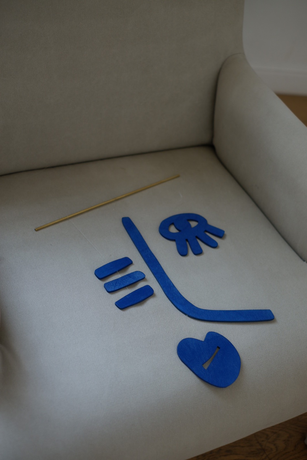 Gabriela blue интерьерный мобиль