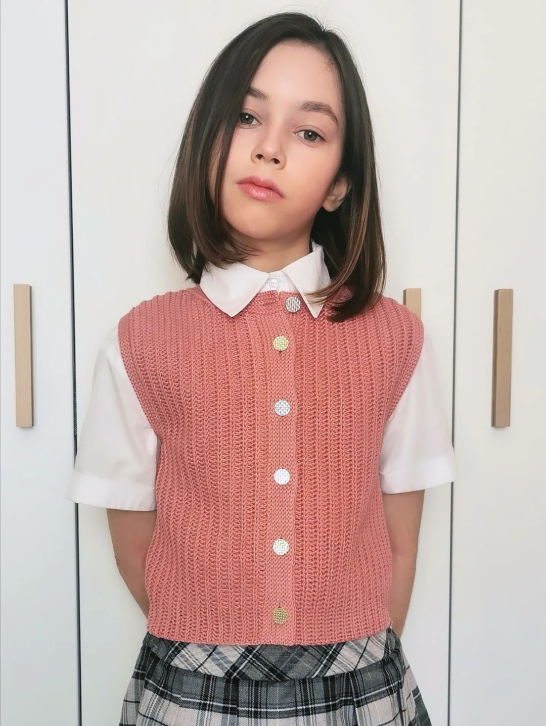 СОВМЕСТНОЕ ВЯЗАНИЕ ЖИЛЕТ ЯПОНСКОЕ ПЛЕЧО