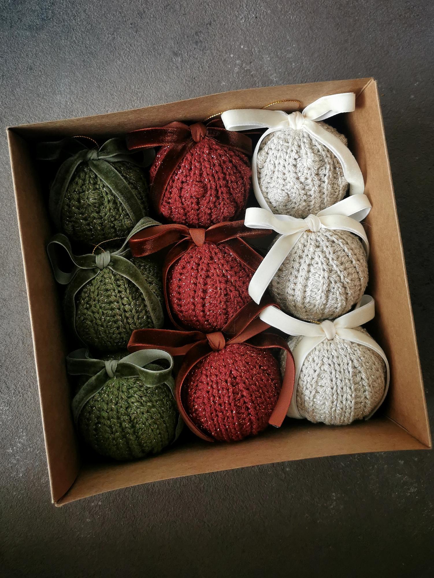 СОВМЕСТНОЕ ВЯЗАНИЕ НОВОГОДНИЕ ШАРЫ 2.0