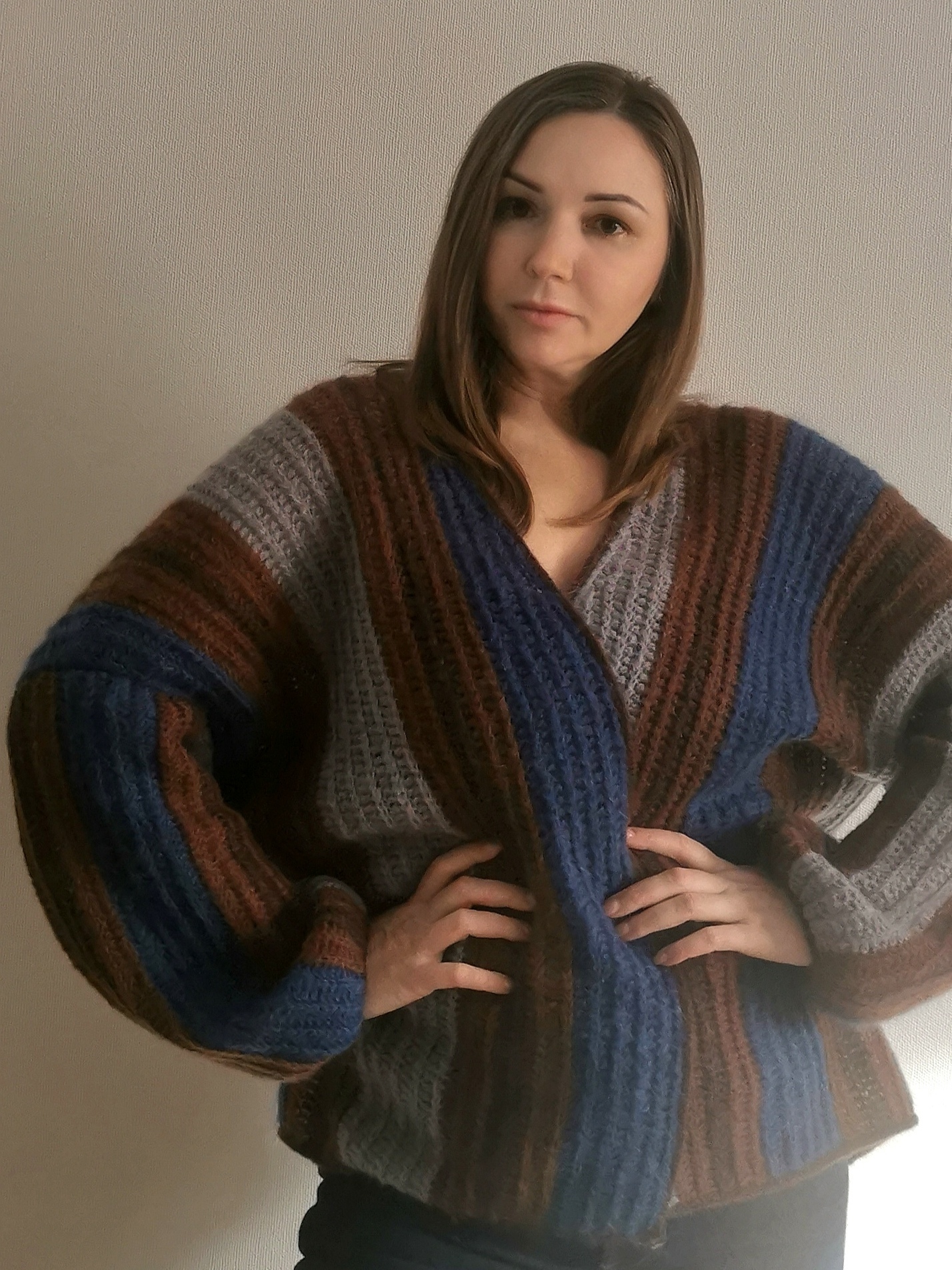 СОВМЕСТНОЕ ВЯЗАНИЕ КАРДИГАН AIR