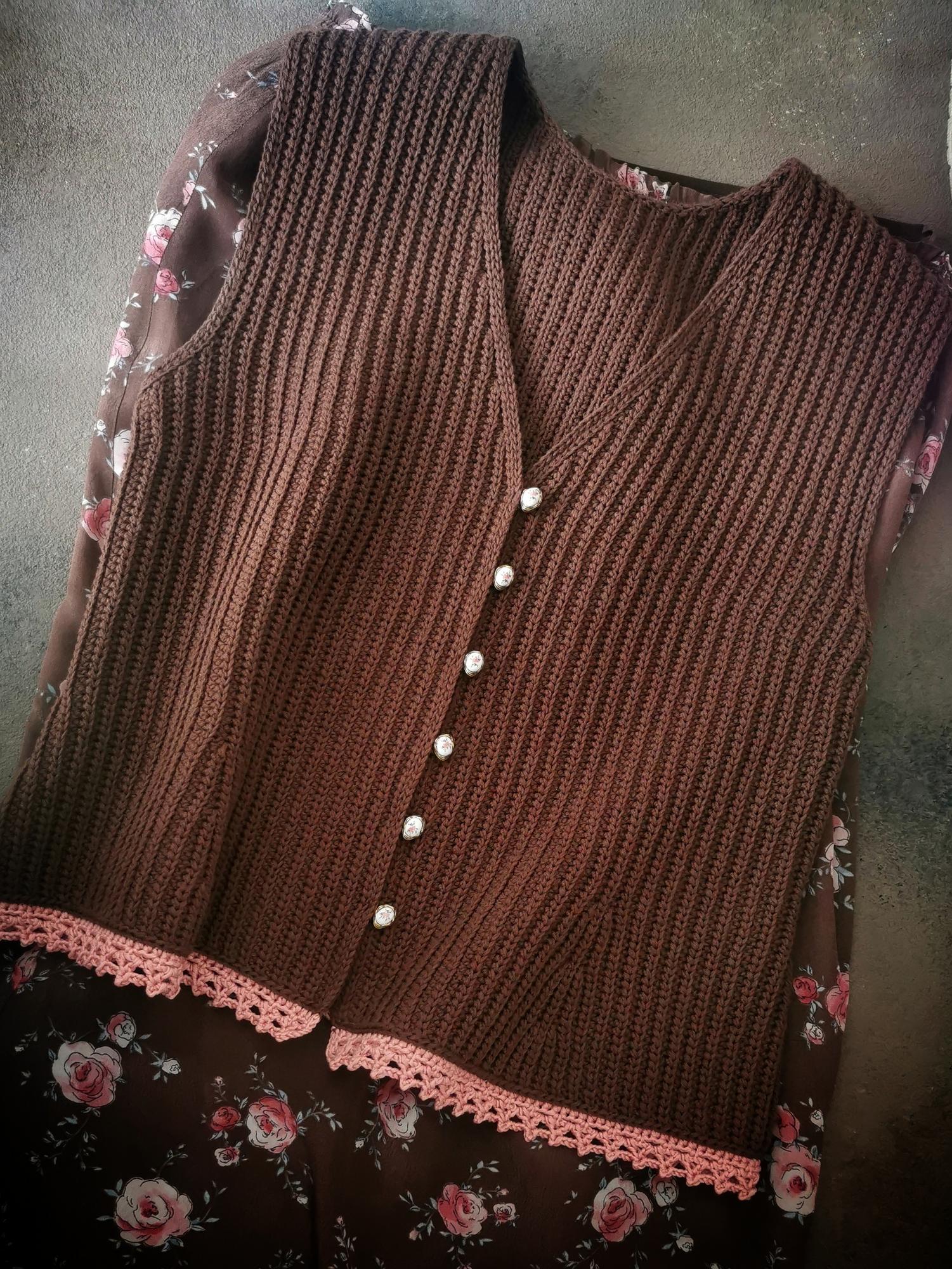 СОВМЕСТНОЕ ВЯЗАНИЕ ЖИЛЕТ VINTAGE