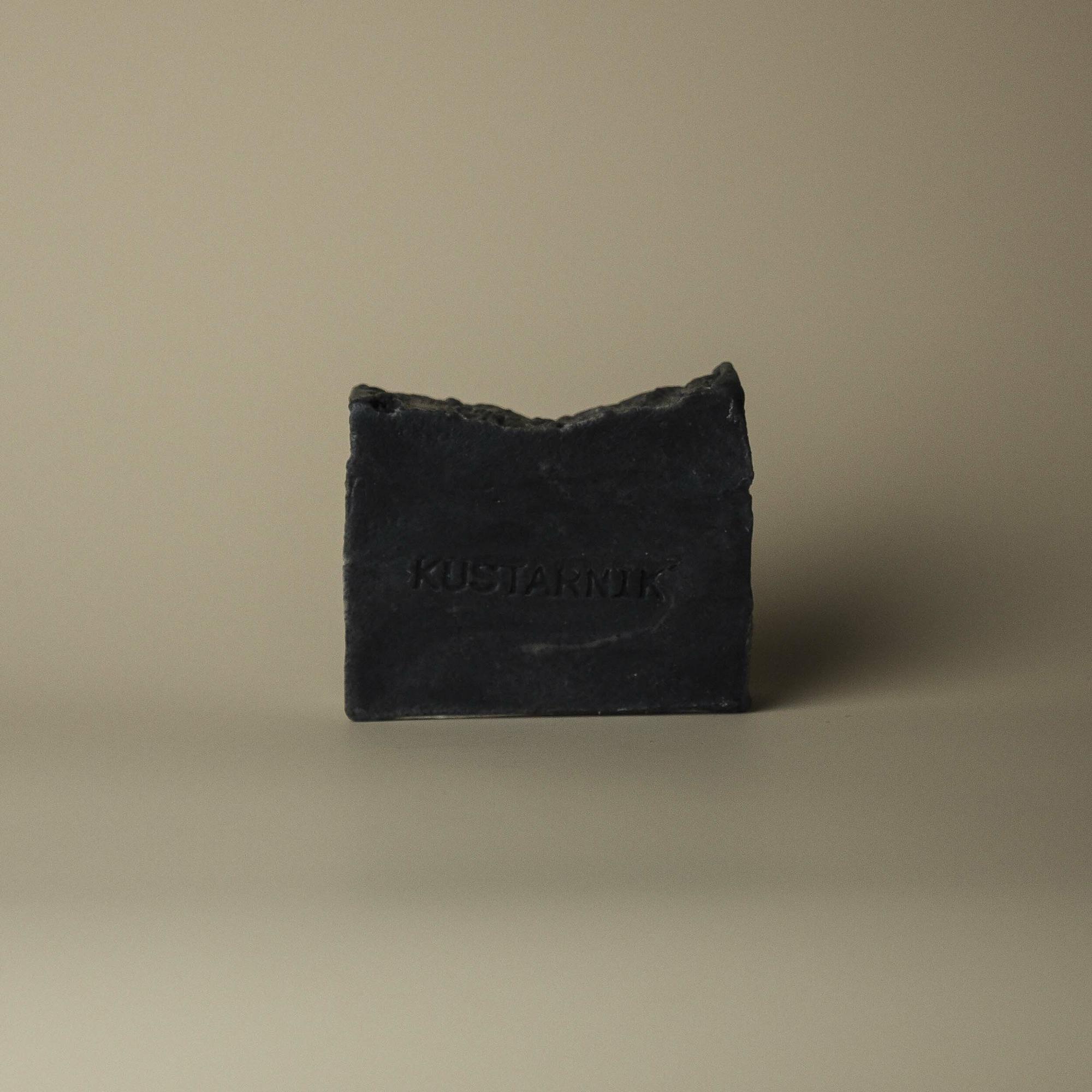 Твердое мыло ручной работы, #75  ЧЕРНЫЙ ПЕРЕЦ / КОЖА, 100г