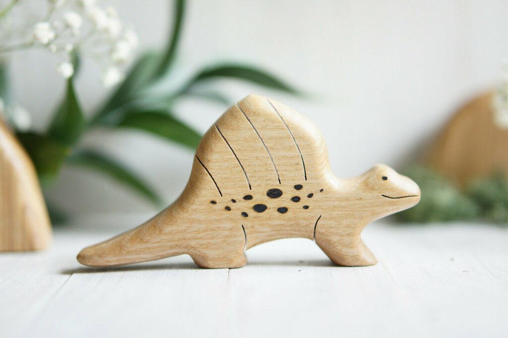 Dinosaur  dimetrodon wooden  toy