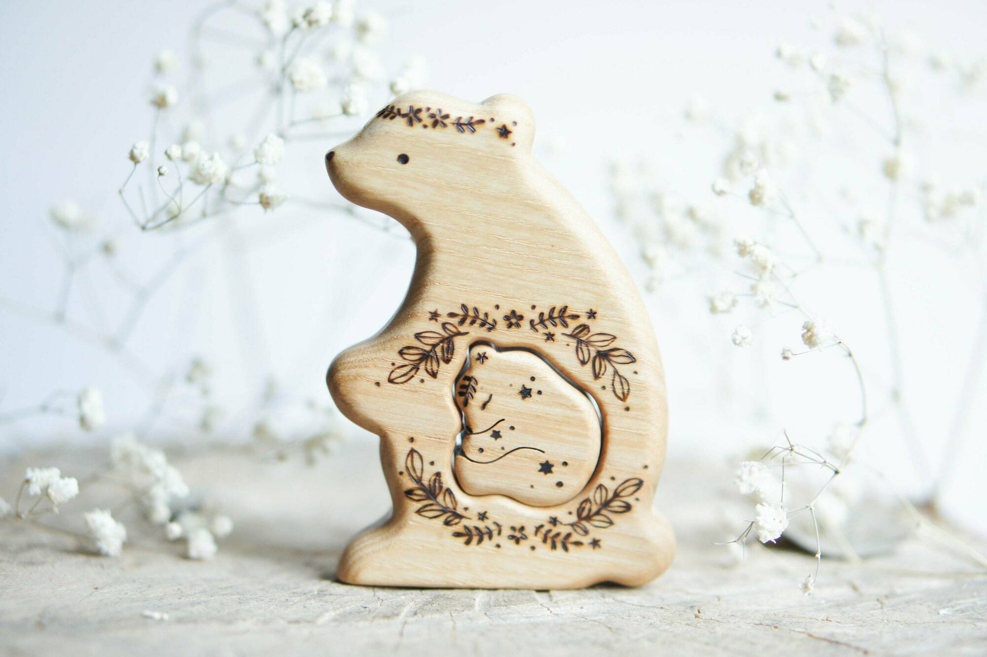 Announcement bear puzzle