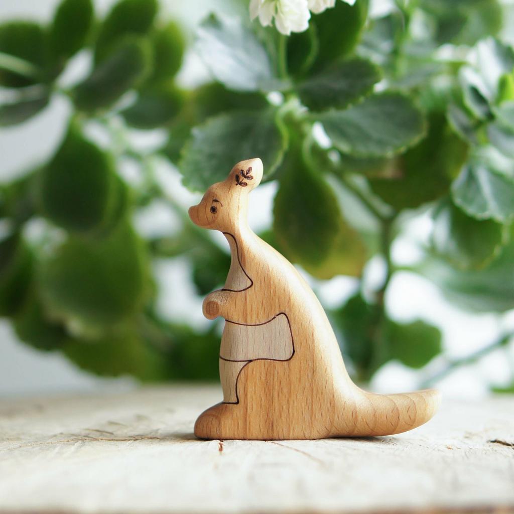 Kanga wooden toy