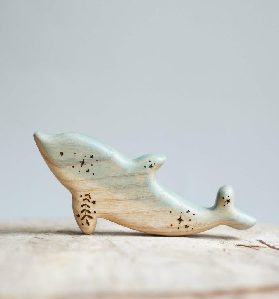 Dolphin wooden toy ( big)
