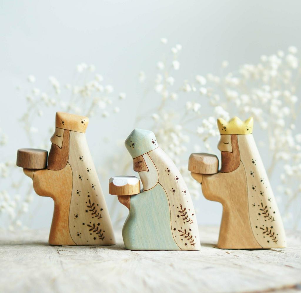 Kings set 3 pcs for Nativity scene