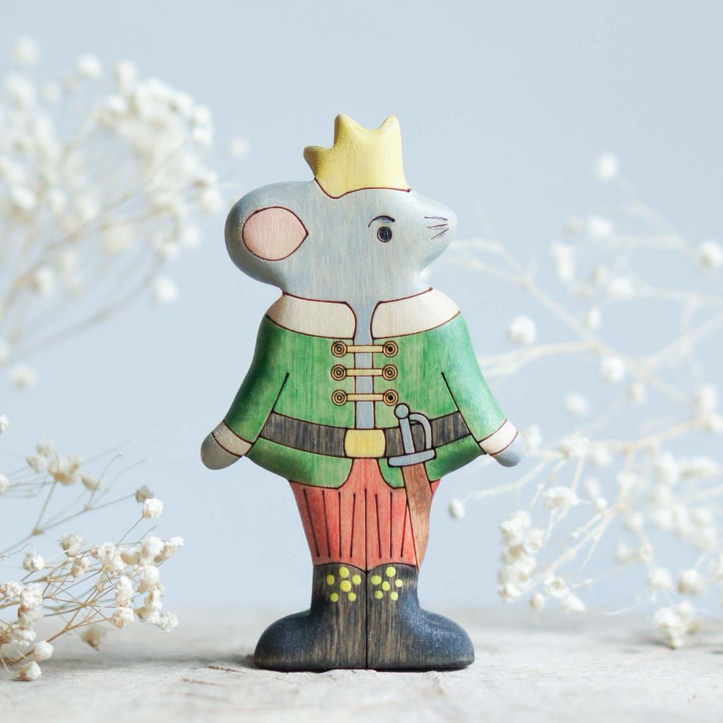 Mouse King wooden toy